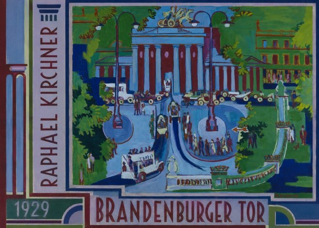 Raphael Kirchner Brandenburger Tor 1929 No6 - Plakát