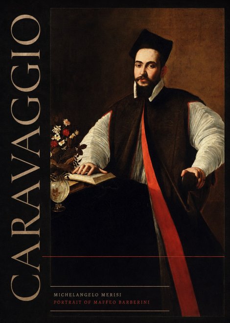 Michelangelo Merisi da Caravaggio Portrait of Maffeo Barberini No3 - Plakát