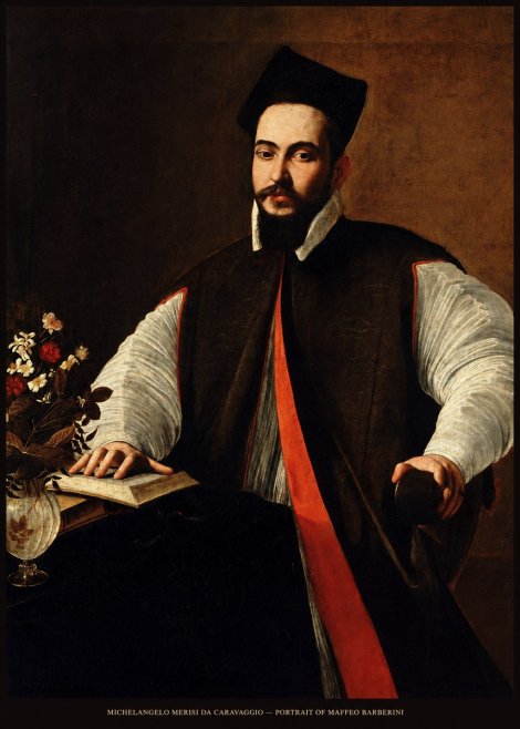 Michelangelo Merisi da Caravaggio Portrait of Maffeo Barberini No5 - Plakát