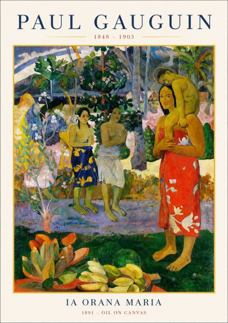 Paul Gauguin Ia Orana Maria No1 - Plakát