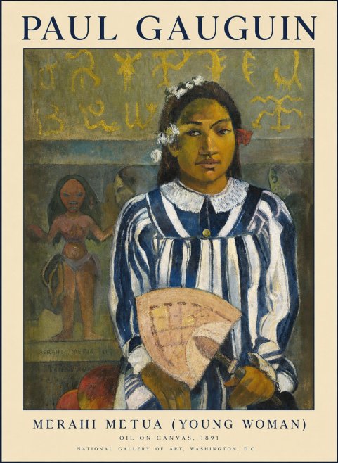 Paul Gauguin Merahi Metua (Young Woman) No1 - Plakát