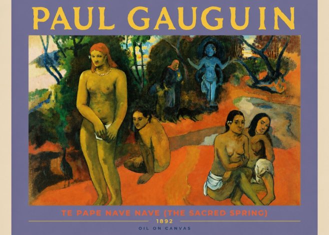 Paul Gauguin Te Pape Nave Nave (the Sacred Spring) No4 - Plakát