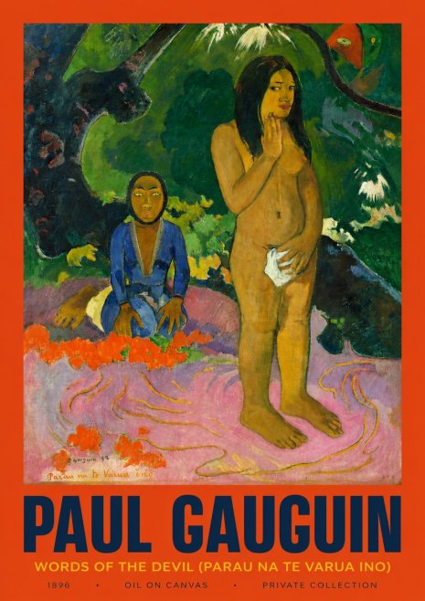 Paul Gauguin Words of the Devil No2 - Plakát