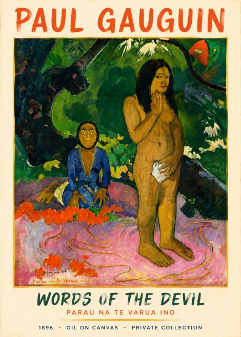 Paul Gauguin Words of the Devil No4 - Plakát