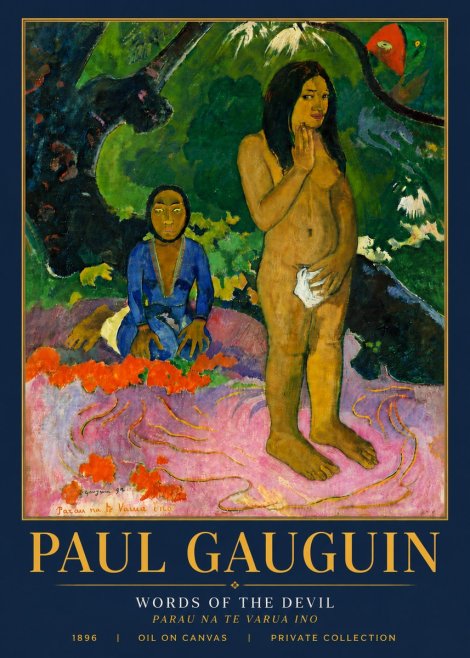Paul Gauguin Words of the Devil No6 - Plakát