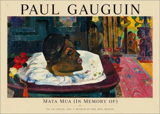 Paul Gauguin Mata Mua (in Memory Of) No1 - Plakát