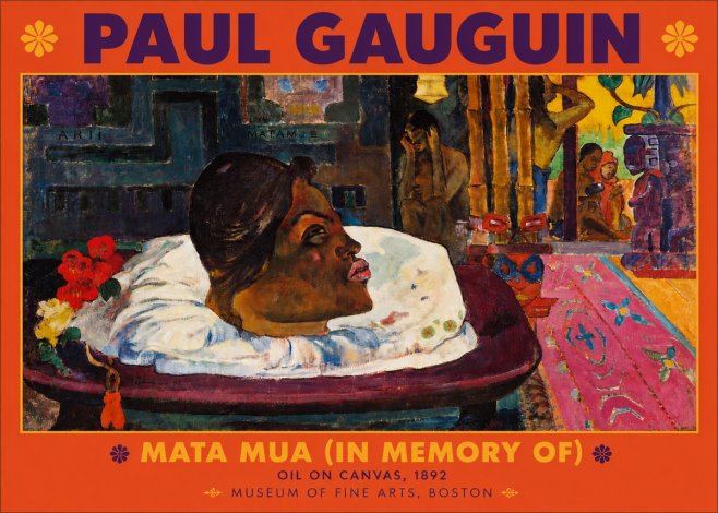 Paul Gauguin Mata Mua (in Memory Of) No4 - Plakát
