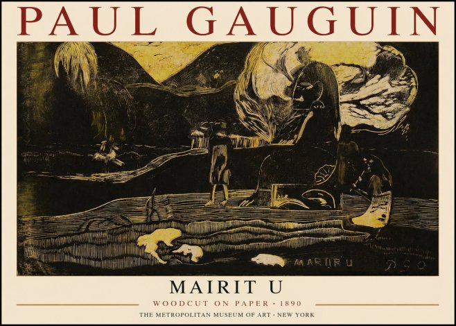 Paul Gauguin Mairit U No1 - Plakát