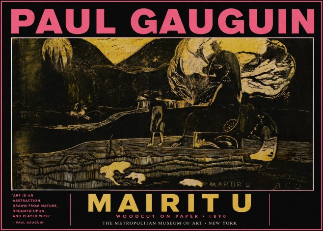 Paul Gauguin Mairit U No3 - Plakát