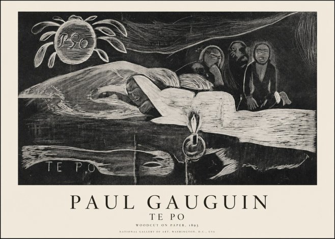 Paul Gauguin Te Po No1 - Plakát