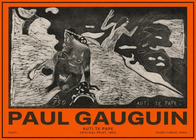 Paul Gauguin Auti Te Pape No2 - Plakát