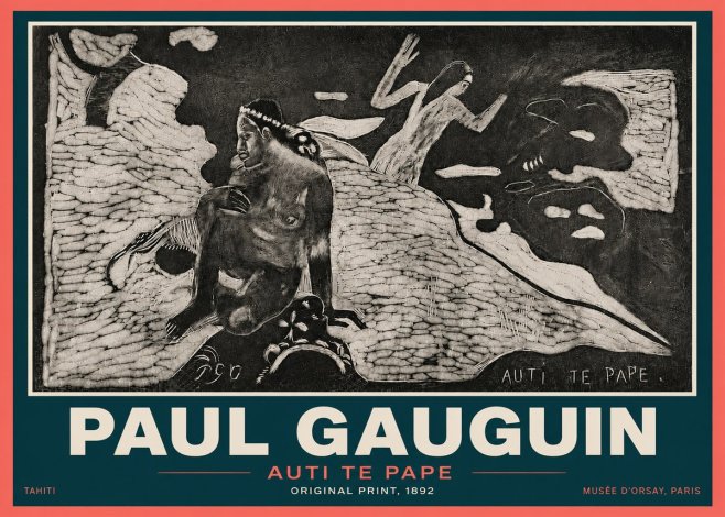 Paul Gauguin Auti Te Pape No6 - Plakát