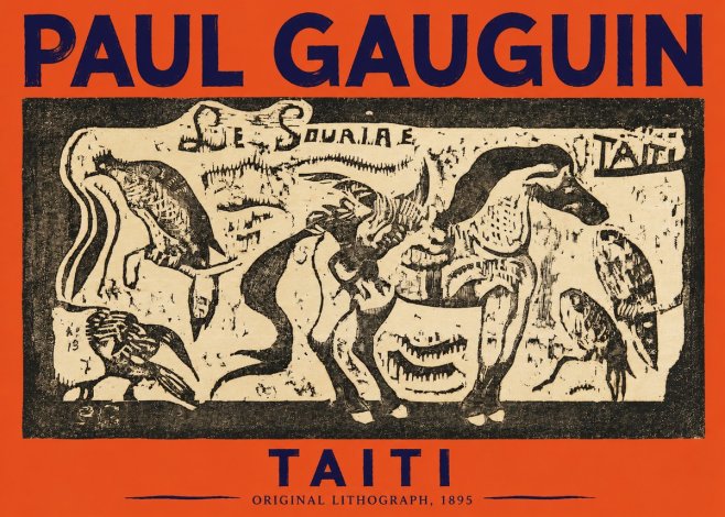 Paul Gauguin Taiti No2 - Plakát