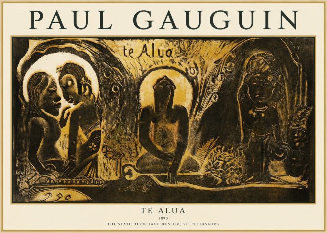 Paul Gauguin Te Alua (the Ghost) No6 - Plakát