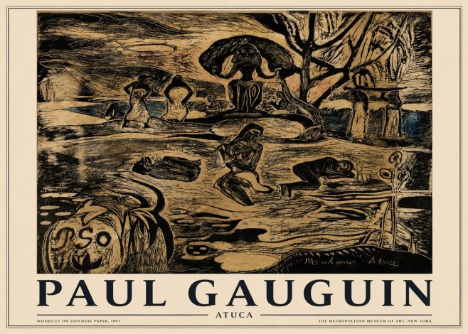 Paul Gauguin Atuca No1 - Plakát