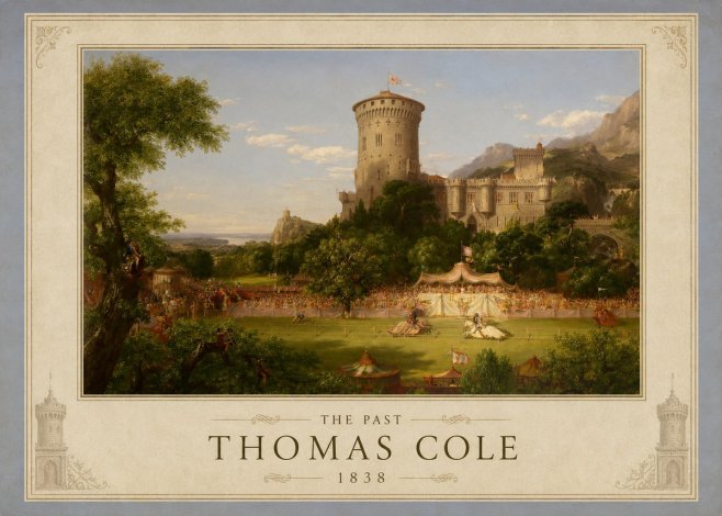 Thomas Cole The Past No1 - Plakát