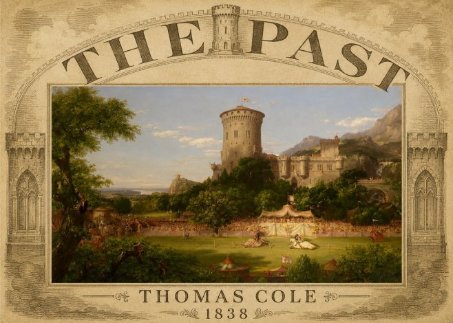 Thomas Cole The Past No3 - Plakát