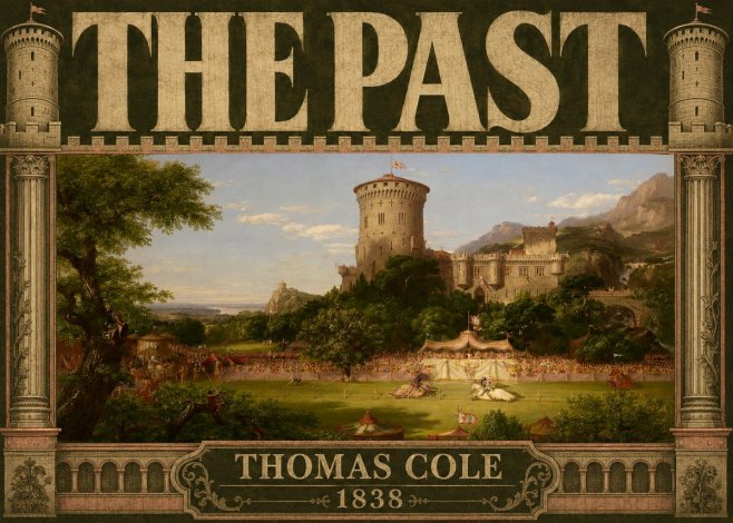 Thomas Cole The Past No5 - Plakát