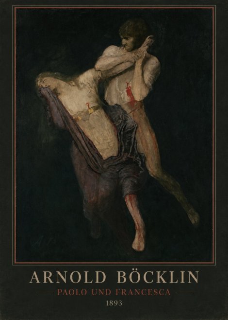 Arnold Böcklin Paolo Und Francesca No2 - Plakát
