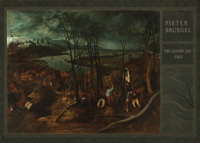 Pieter Bruegel The Gloomy Day No4 - Plakát