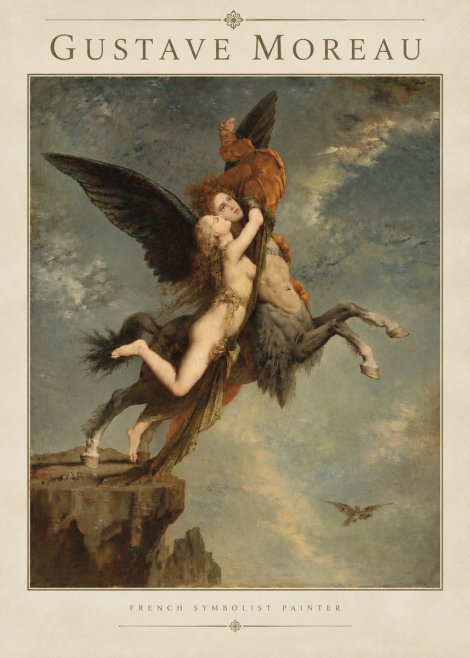 Gustave Moreau The Chimaera No3 - Plakát