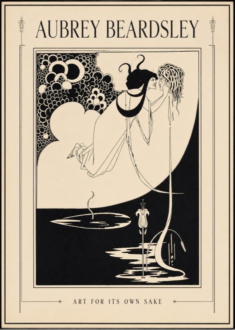 Aubrey Beardsley Art for Its Own Sake No1 - Plakát
