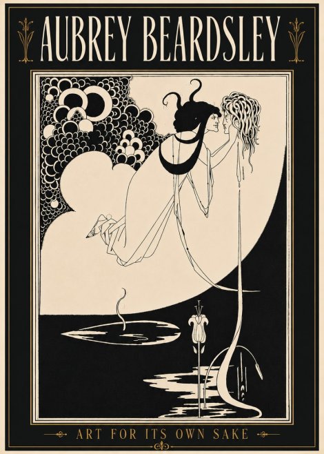 Aubrey Beardsley Art for Its Own Sake No5 - Plakát