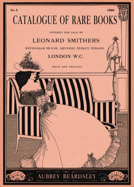 Aubrey Beardsley Catalogue of Rare Books No1 - Plakát