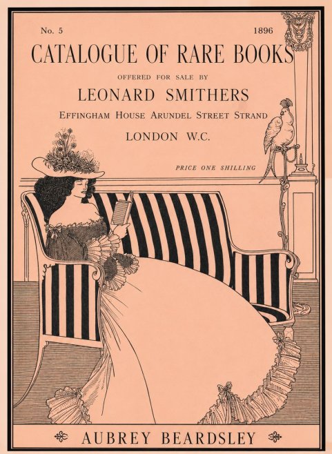 Aubrey Beardsley Catalogue of Rare Books No3 - Plakát