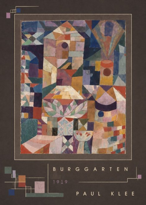 Paul Klee Burggarten No3 - Plakát