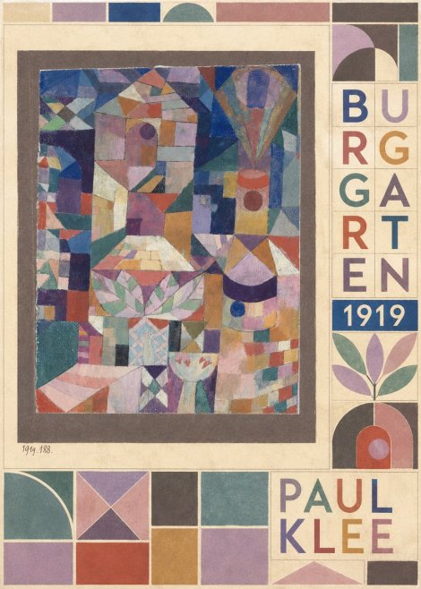 Paul Klee Burggarten No5 - Plakát