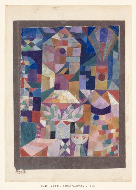 Paul Klee Burggarten No6 - Plakát