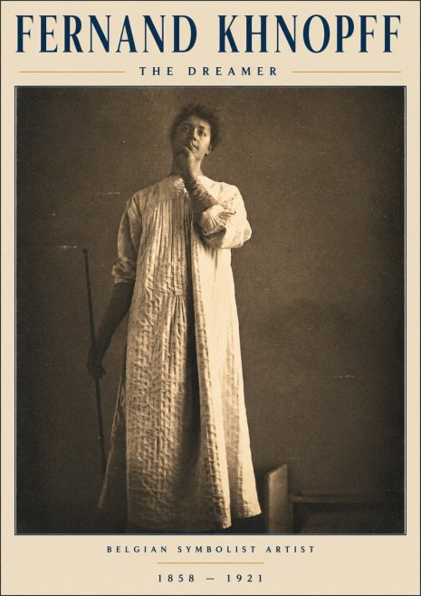 Fernand Khnopff The Dreamer No3 - Plakát