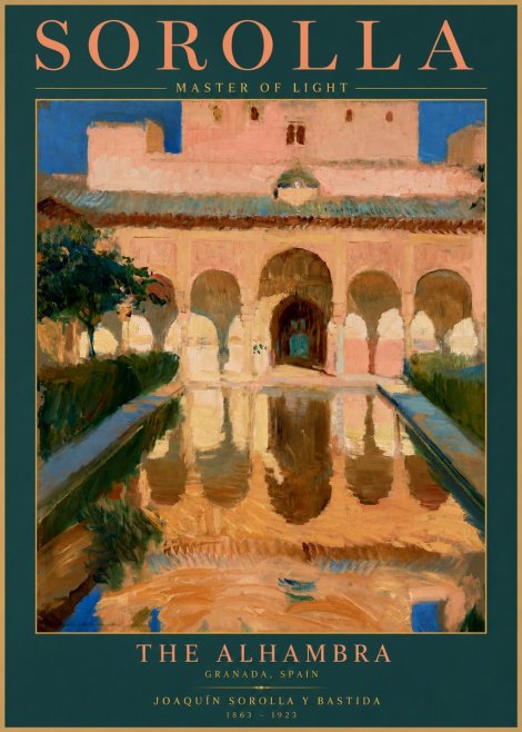 Sorolla The Alhambra No2 - Plakát
