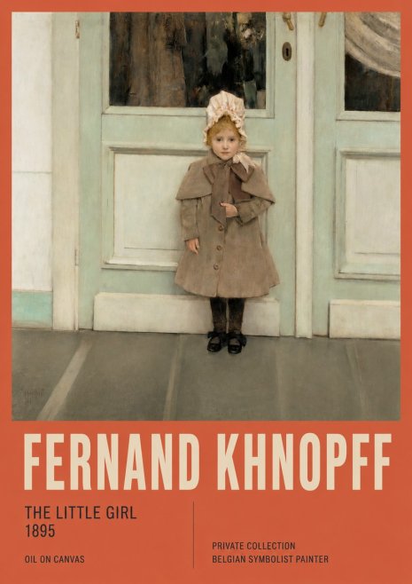 Fernand Khnopff The Little Girl No2 - Plakát