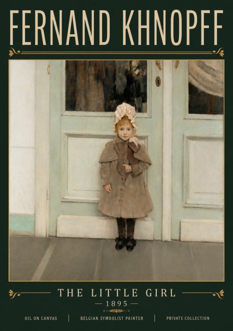 Fernand Khnopff The Little Girl No6 - Plakát