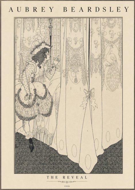 Aubrey Beardsley The Reveal No1 - Plakát