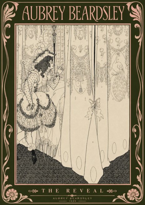Aubrey Beardsley The Reveal No3 - Plakát