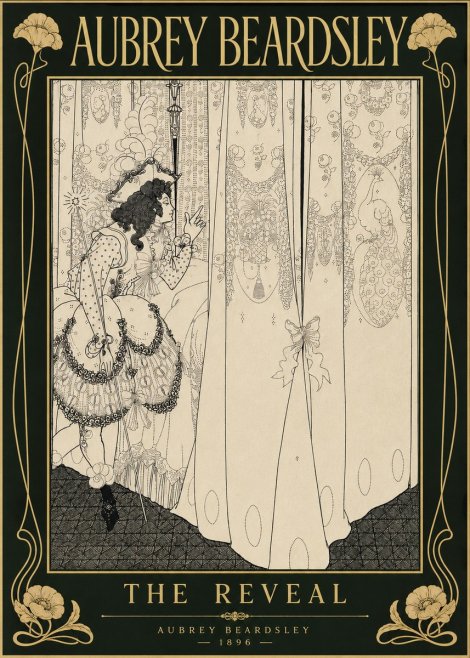 Aubrey Beardsley The Reveal No6 - Plakát