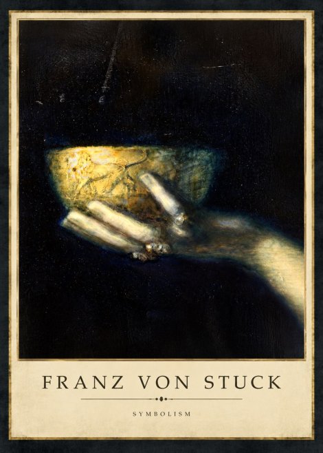 Franz von Stuck Die Schöne Hand Mit Der Schale No4 - Plakát