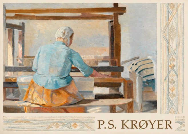 P.S. Krøyer A Weaver No3 - Plakát