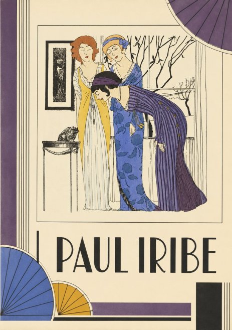 Paul Iribe Three Women and a Frog No2 - Plakát