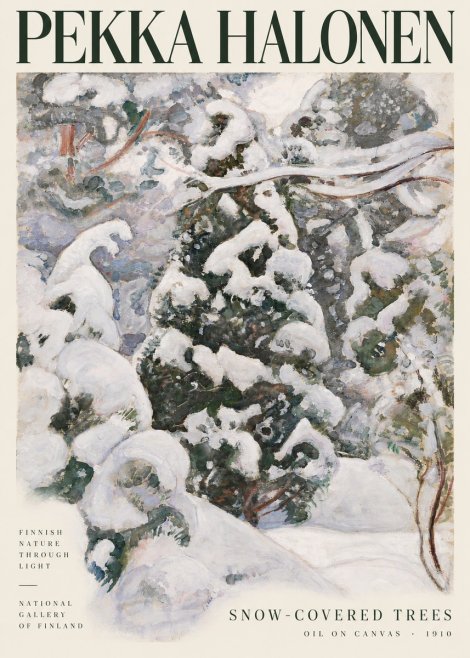 Pekka Halonen Winter Forest I No4 - Plakát