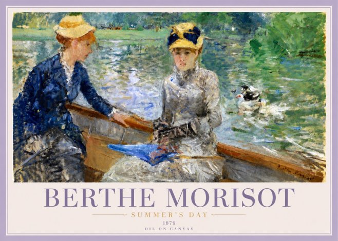 Berthe Morisot Summer's Day No6 - Plakát