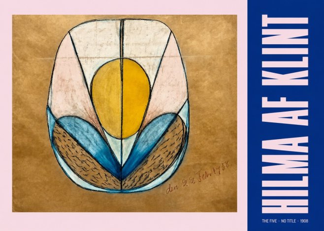 Hilma af Klint The Five - No Title No2 - Plakát