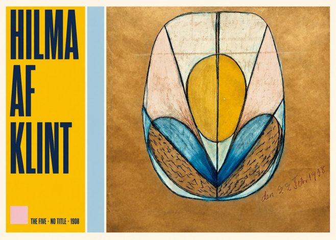 Hilma af Klint The Five - No Title No5 - Plakát