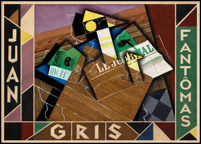 Juan Gris Fantômas I No1 - Plakát