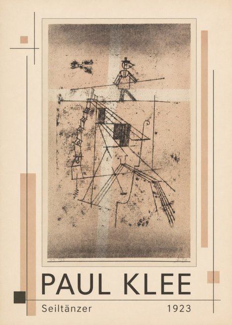 Paul Klee Seiltänzer II No1 - Plakát