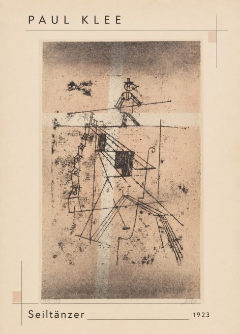 Paul Klee Seiltänzer II No3 - Plakát