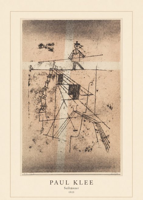 Paul Klee Seiltänzer II No4 - Plakát